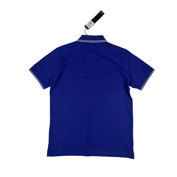 Stone Island 2018 Blue Piped Polo Shirt - Large