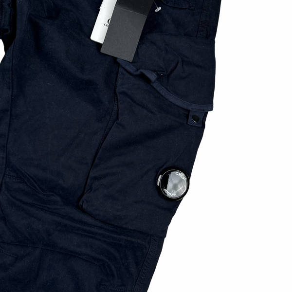CP Company Navy Stretch Ergonomic Fit Cargo Trousers - XL