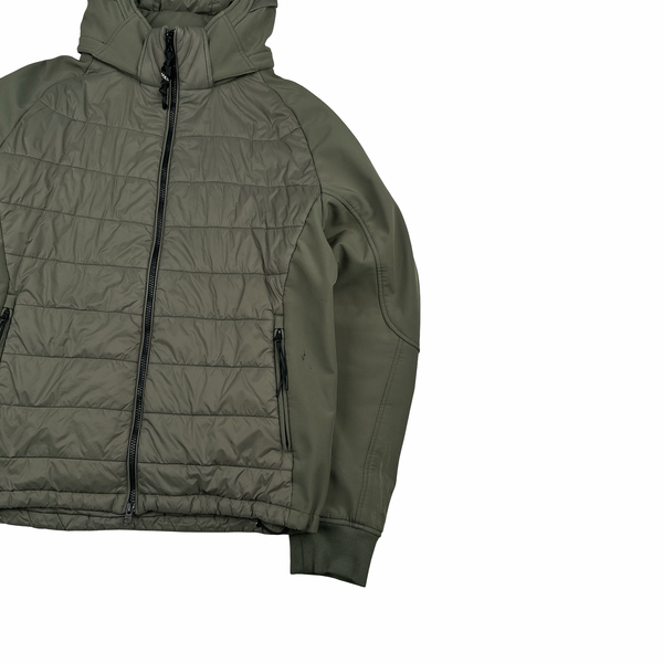 CP Company Khaki Hybrid Soft Shell Jacket - XL