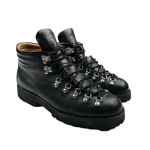 Fracap Roccia Black Leather Vibram Sole Boots - UK 9