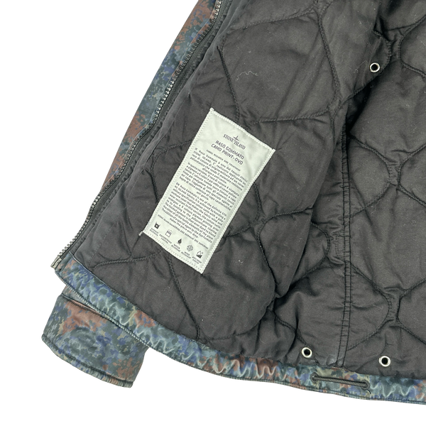 Stone Island Raso Gommato 2013 Camo Print OVD Jacket - XL