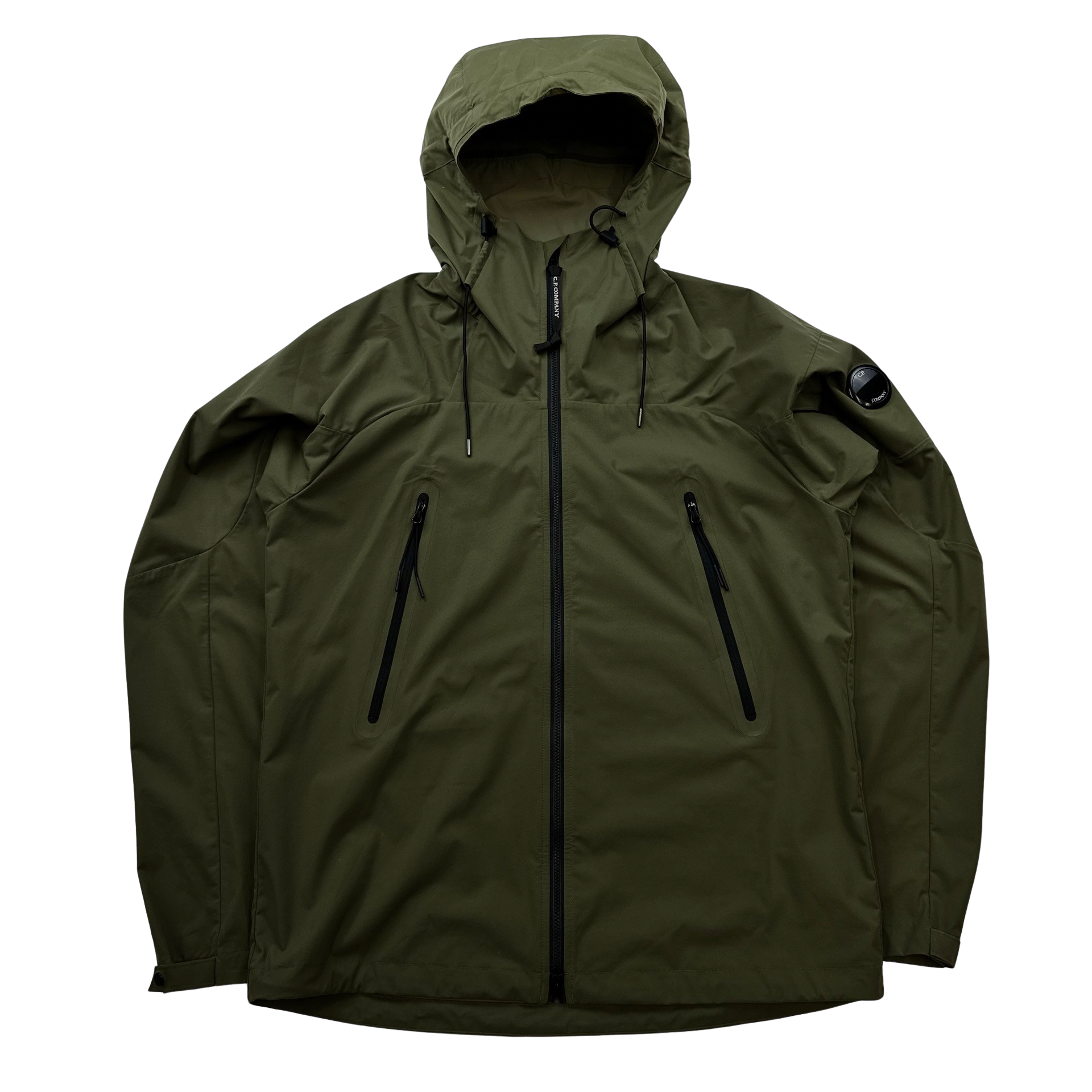 CP Company Khaki Green Hooded Pro Tek Jacket - Large – Mat's