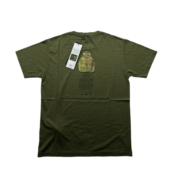 Stone island t shirt olive green 2025