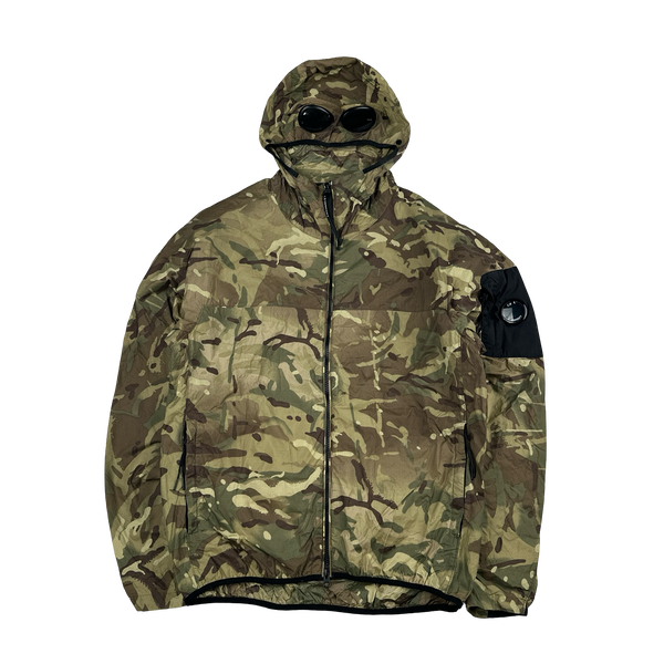 CP Company Re Print Camo Goggle Hooded Jacket - XL