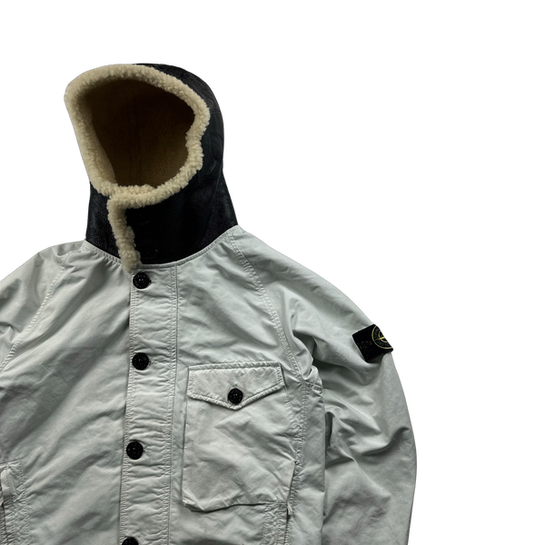 Stone Island 2017 Sherpa Sheepskin David TC Jacket - Small