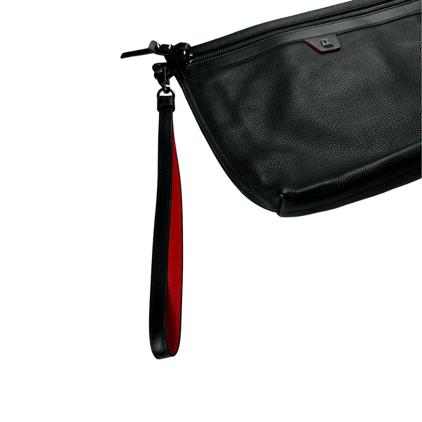 Christian Louboutin Black City Leather Pouch