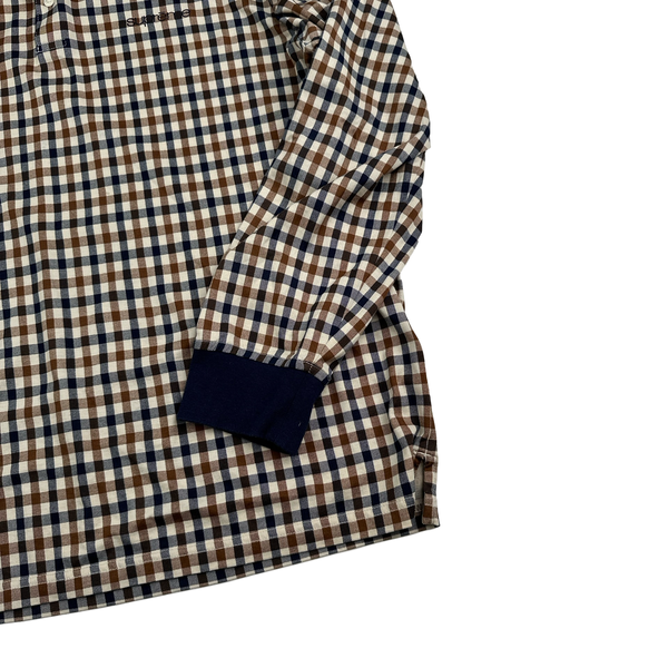 Aquascutum X Supreme Checked Longsleeve T Shirt - Large