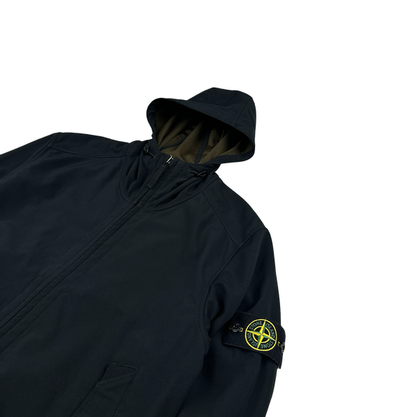 Stone Island 2013 Black Light Soft Shell R Jacket - Large