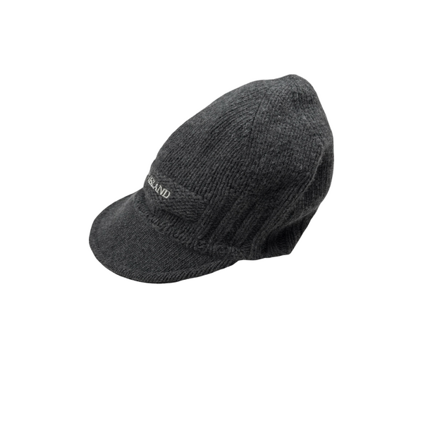 Stone Island 2010 Wool Blend Spellout Capped Beanie