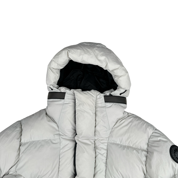 Canada Goose Frost Grey Down Osborne Black Label Jacket - XL