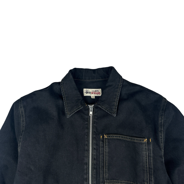 Stussy Workgear Multi-Pocket Denim Jacket - Medium – Mat's Island