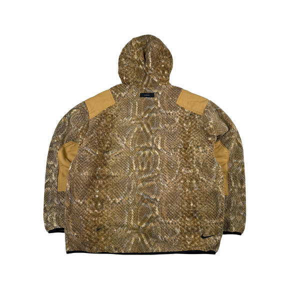 ACG Nike X Supreme Full Face Hood Pullover Snake Skin Print Fleece Jumper - XL