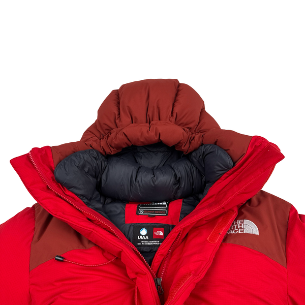 North Face Red Summit Series UIAA Hyvent Alpha Down Hooded Puffer Jacket - Medium