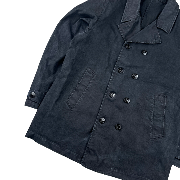 Stone Island 2006 Navy Lino Flax Blend Jacket - XXL – Mat's Island