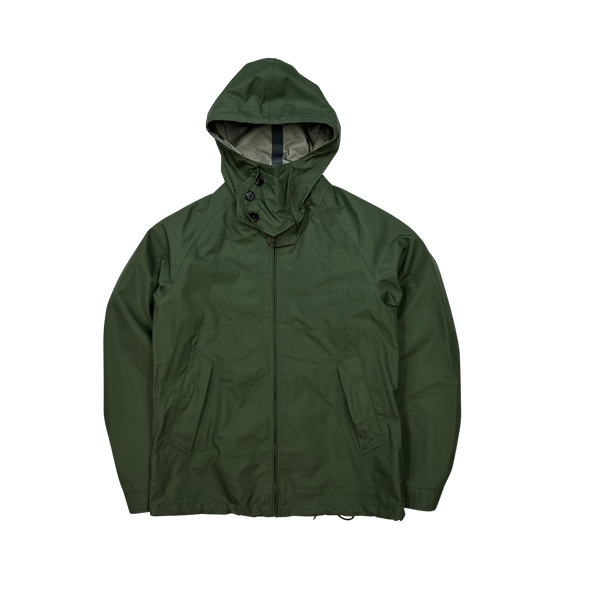 Ten C Army Green Waterproof Anorak Jacket - Small