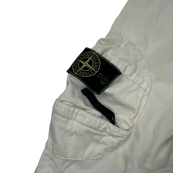 Stone Island 1998 Vintage Cotton Multi Pocket Green Edge Jacket - XL