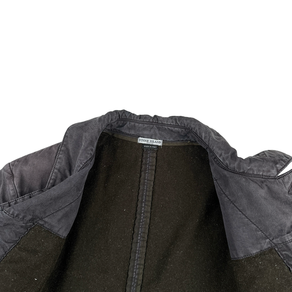 Stone Island 2006 Vintage Wool Lined Collared Jacket - Large