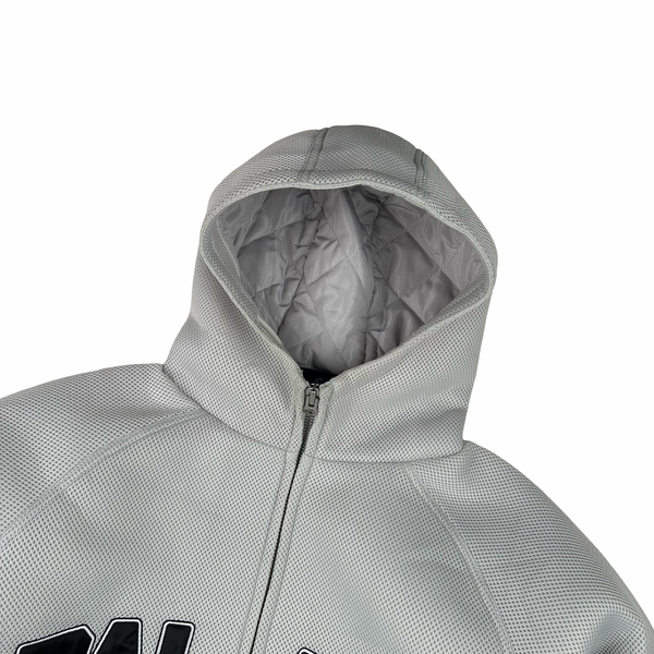 Palace Arctic Grey Mesher Fleece Jacket - Large