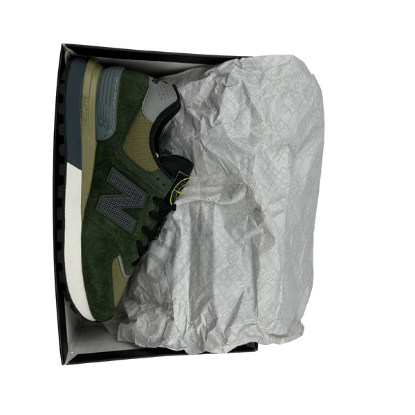Stone Island x New Balance 574 Legacy Trainers - 8.5
