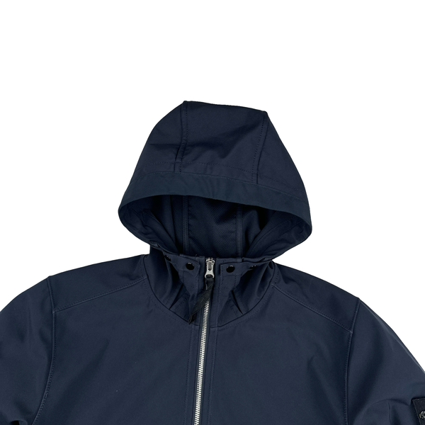 Stone Island 2018 Navy Light Soft Shell R Jacket - Small