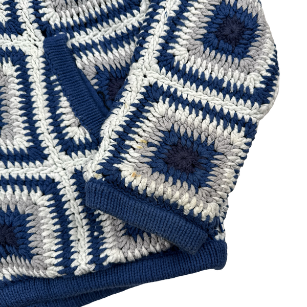 Supreme Thick Hand Woven Crochet Knit Knitted Jumper - Large