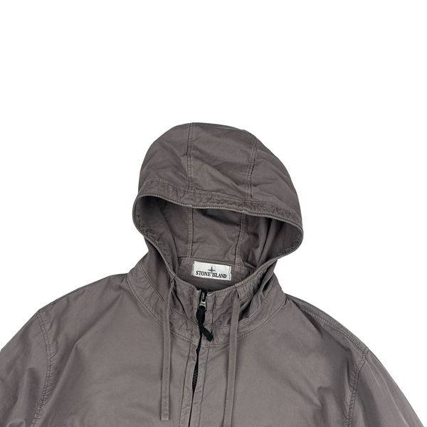 Stone Island 2024 Brown Supima Cotton Twill Stretch TC Jacket - Large