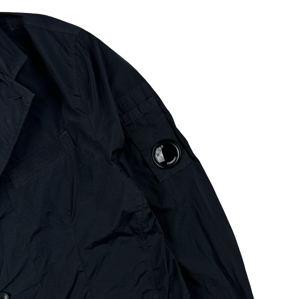 CP Company Navy Nycra Buttoned Blazer Jacket - XXL