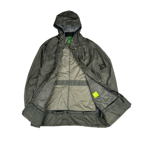 Ma Strum Grey Multi Pocket Long Lightweight Jacket - XL