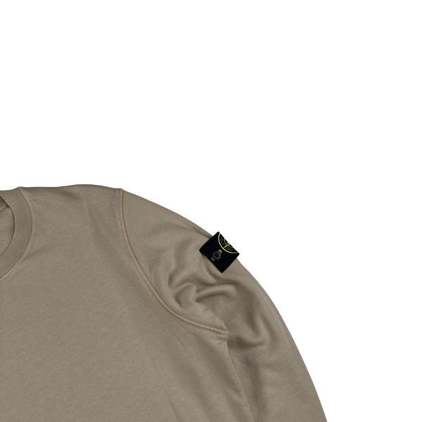 Stone Island 2023 Mocha Crewneck Sweatshirt - Large
