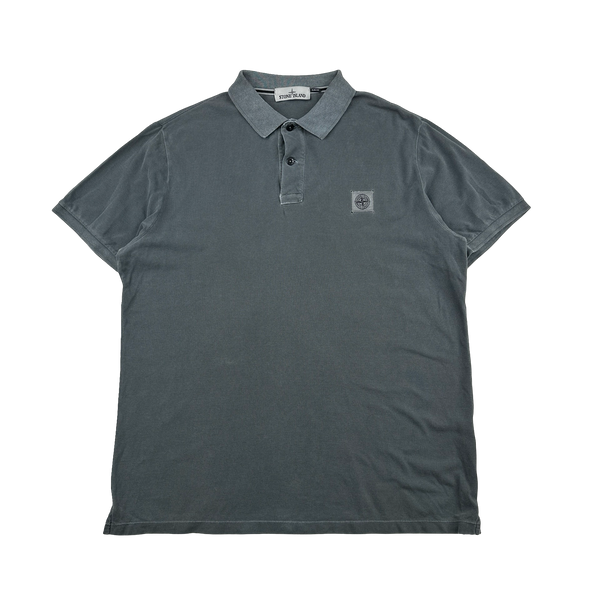 Stone Island 2020 Grey Short Sleeved Polo Top - 3XL