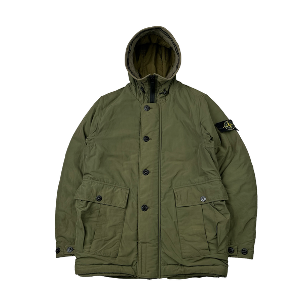 Stone Island 2019 Military Green Micro Reps Primaloft Jacket - Small