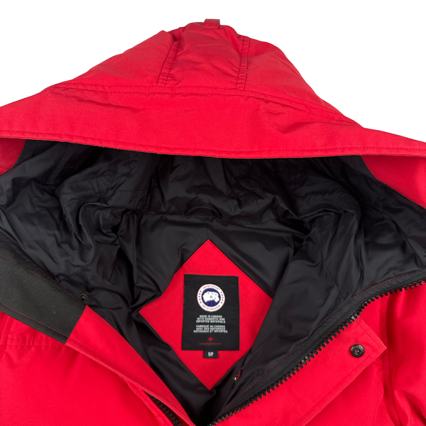 Canada Goose Red Macmilan Premium Down Parka Jacket - Small