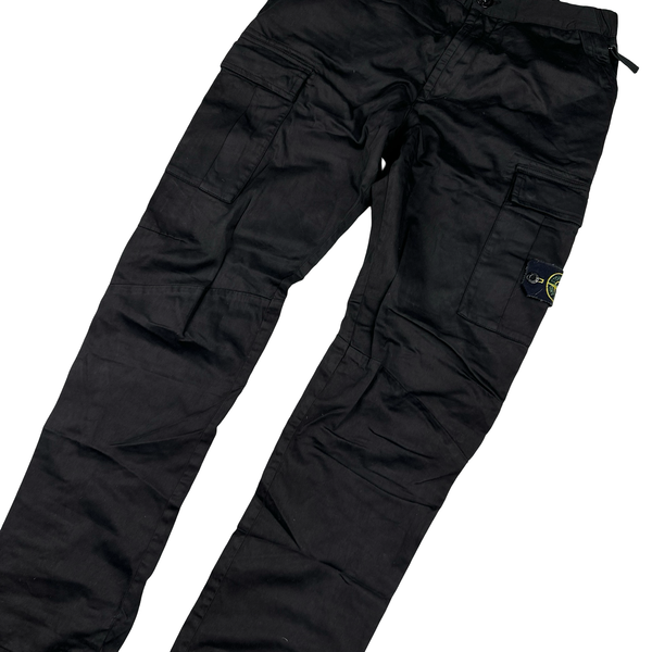 Stone Island 2017 RE T Black Cargo Trousers - Small
