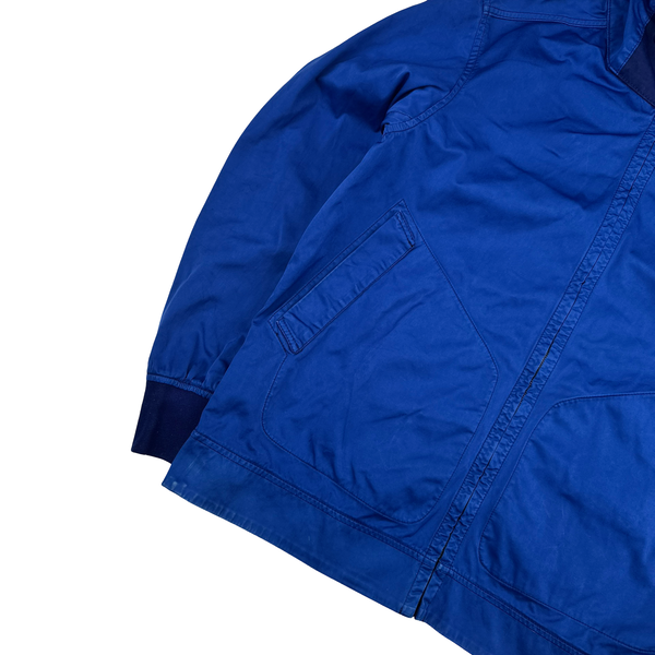 Stone Island Blue David Jersey TC Hooded Jacket - XXL
