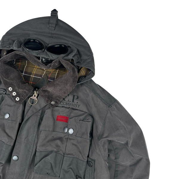 CP Company x Barbour Multi Pocket 500 Mille Waxed Jacket - Large