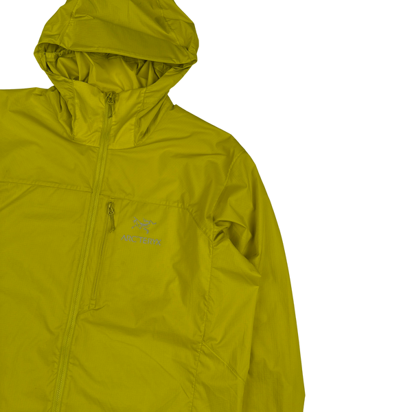 Arcteryx Yellow Squamish Hoody Lightweight Zipped Jacket - Large