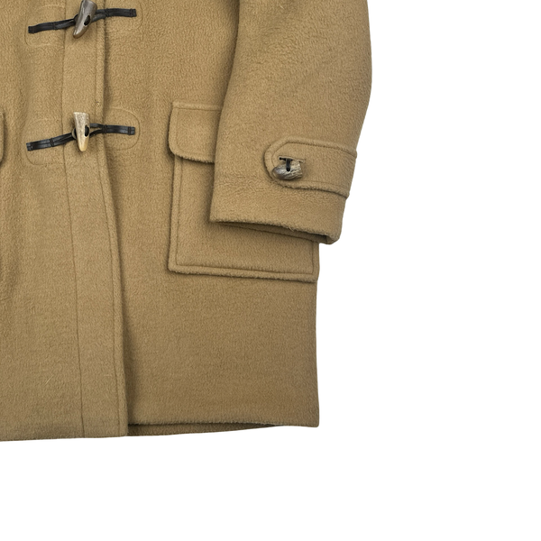 Burberry Lana Wool Blend Hooded Duffle Coat - XL