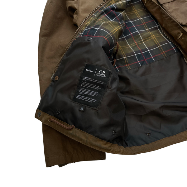 CP Company x Barbour Multi Pocket 500 Mille Waxed Jacket - XS