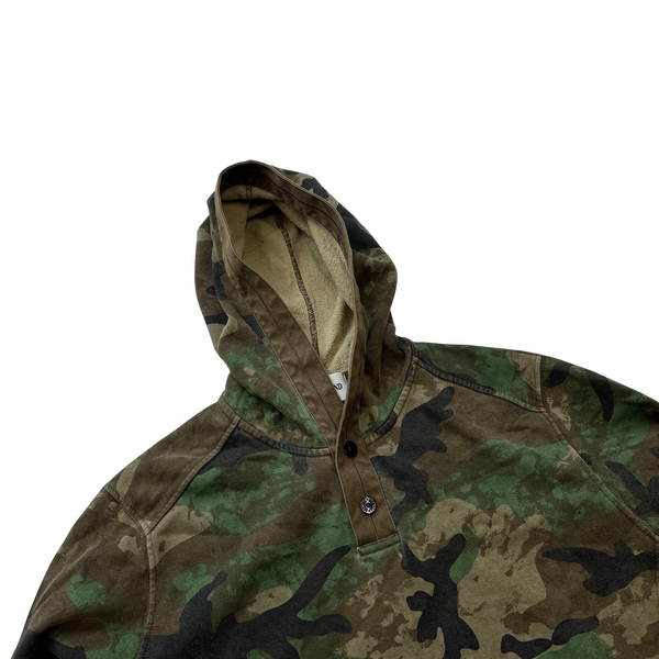Stone Island x Supreme 2014 Camo Pullover Hoodie - Large