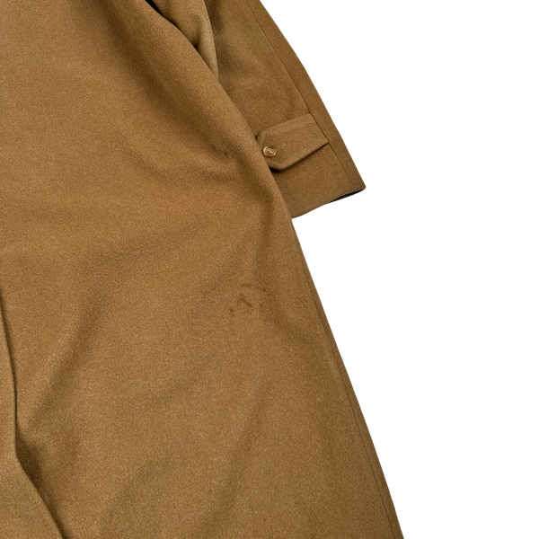 Burberry Wool Camel Long Collared Jacket - XL