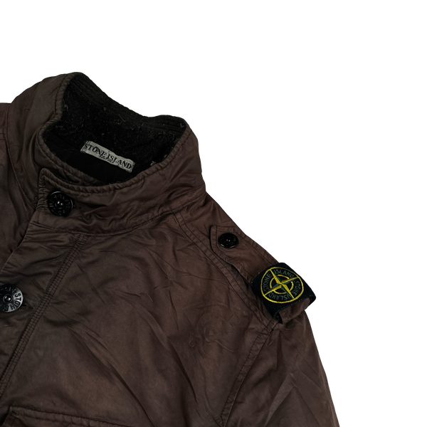 Stone Island 2008 Brown David TC Shoulder Badge Field Jacket - XL