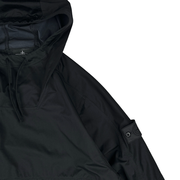 Stone Island Shadow Project 2020 Black Nylon Hooded Smock - Large