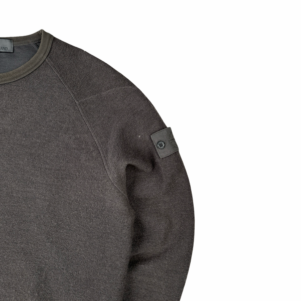 Stone Island 2020 Grey Ghost Crewneck Wool Jumper - XL