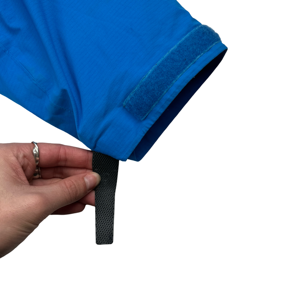 North Face Summit Series Blue Hyvent Alpha Hooded Jacket - Large