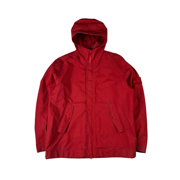 Stone Island 2014 Red 3L Ghost Performance Cotton Jacket - XXL
