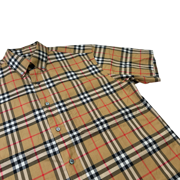 Burberry Nova Check Button Up Shirt - Medium