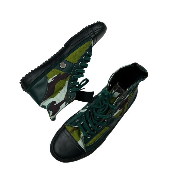 Stone Island Flowing Camo Converse Style Trainers - UK 10