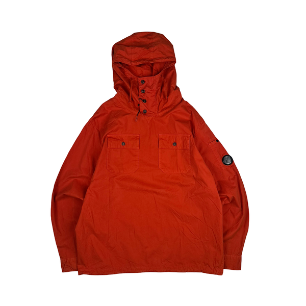 CP Company Orange Cargo pocket Pullover Cotton Smock Jacket - XL