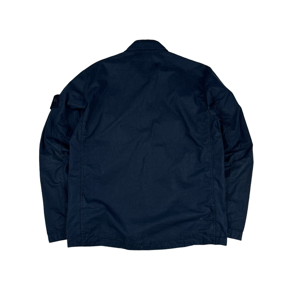 Stone Island 2019 Navy Ghost Overshirt - Small
