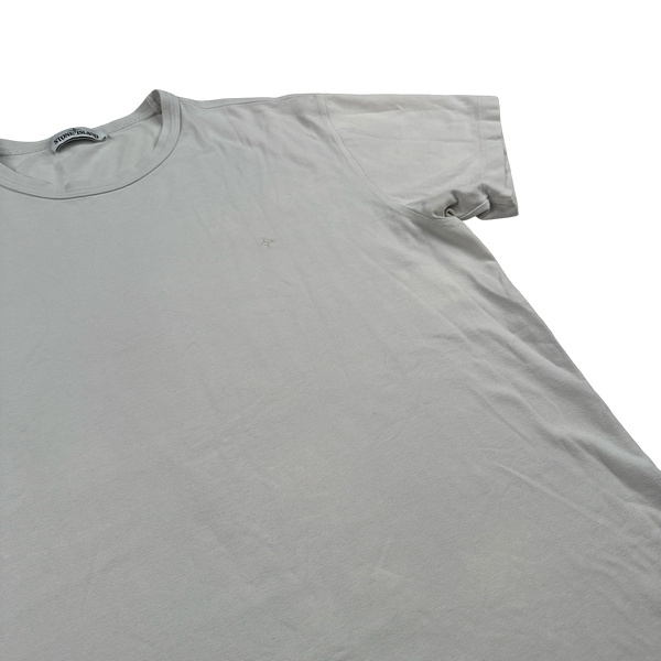 Stone Island White Stellina Compass Cotton T-Shirt - 3XL